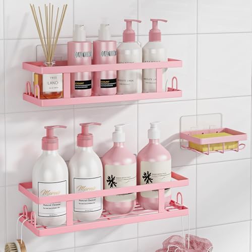 Youvip Pink Shower Caddy, 3 Pack by YOUVIP