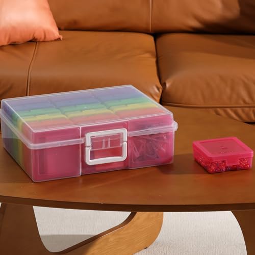 18 Pack Plastic Storage Box Arts & Crafts Storage Boxes & Organizers - Image 3