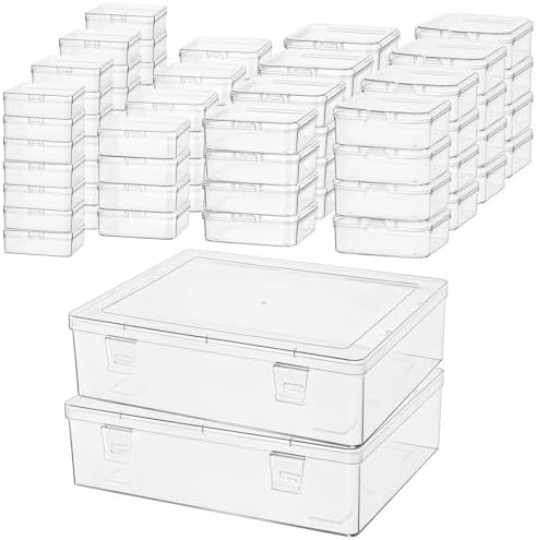 Goodma Small Bead Organizers, 78 Pieces Mixed Sizes Plastic Storage by GoodmaOnline