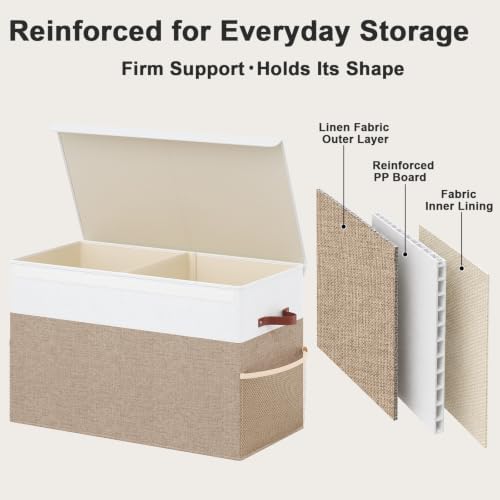 Large Toy Storage Box with Lid, Toy Chest Organizer Bin for Kids - Image 6