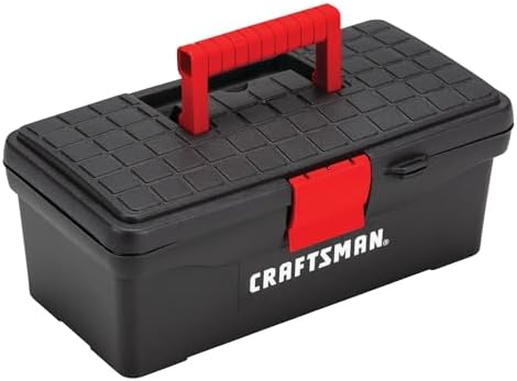 CRAFTSMAN Tool Box, Lockable, 13 in., Red/Black (CMST13004) - Image 3