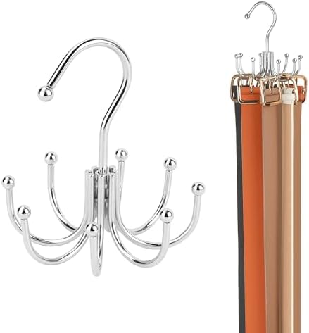 ZEDODIER 2 Pack Belt Hanger, Belt Organizer for Closet 360° Rotatable by ZEDODIER