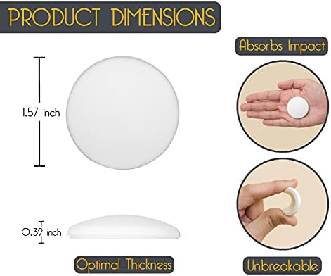 ProStoppr® Door Stoppers - Small 1.57" (12 Pack) - Strong Adhesive Backing - Image 4
