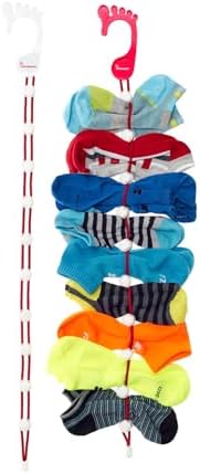 Sock Laundry Solution for Washing Drying & Storing Socks in Pairs, Clip & Hold Socks in Washer Dryer & Closet 2-Pack by SockDock
