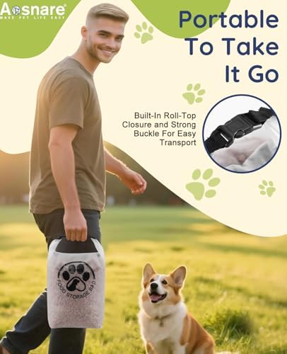 25 Cups Pet Food Storage Bag for Travel - Transparent Leak-Proof Dog Food Container with Roll-Top Closure, Keeps Kibble Fresh for Camping Trip, Dog Boarding, Weekend Getaways - Image 2