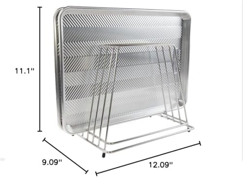 Commercial Cutting Board Rack, Fits 1" Baking Pans and Sheets for Organizer - Image 7