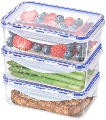 KIGI Food Storage Containers, Medium, Set of 3 (4.8 Cup) by KIGI