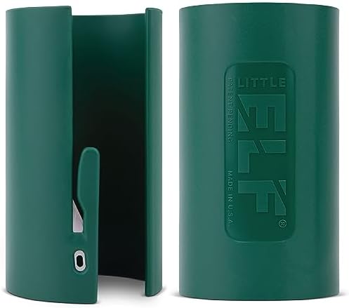 Little ELF Wrapping Paper Cutter (2-Pack) | As seen on Shark Tank | Made in USA | Green | Holiday Gift Wrap Paper Roll Holder and Cutter by LittleELFProductsInc