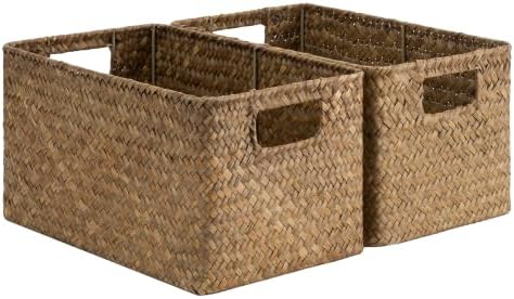StorageWorks Wicker Baskets for Storage, Woven Baskets for Organizing by StorageWorks