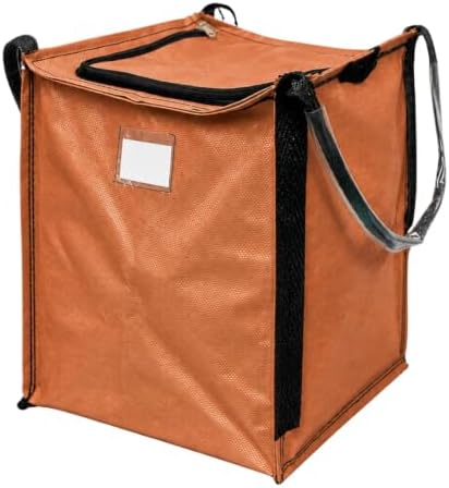 DURASACK 22-Gallon Zipper Top Heavy Duty Storage Tote Bags, Terracotta by DURASACK
