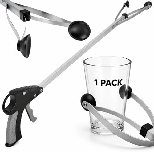 Vive Suction Cup Grabber Reacher 32" - Elderly Grab It Reaching Pickup Tool by Vive