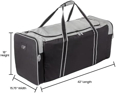 Jetstream Heavy Duty Multi Pocket Durable Sports Gym Equipment Travel Duffel Bag - Image 4