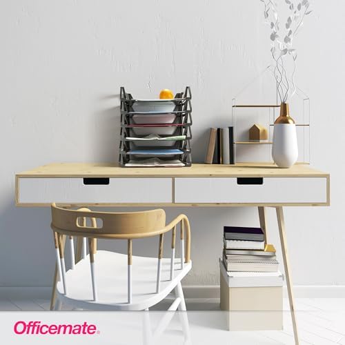 Officemate Recycled Desk Tray,Side Load,15 1/8 x 8 7/8 x 15,Letter/A4, (26212),6 Count (Pack of 4) - Image 6