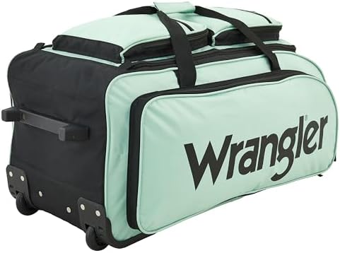 Wrangler Wesley Rolling Duffel Bag, Seaform, Large 30-Inch - Image 5