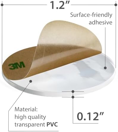 X-Protector Glass Table Top Bumpers - 20 PCS 1.2" Self-Adhesive - Image 3