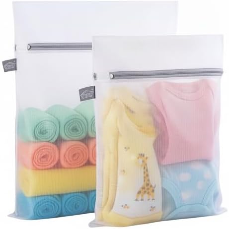Kimmama Lingerie Bags for Washing Delicates, Mesh Bags for Laundry, L+M by Kimmama