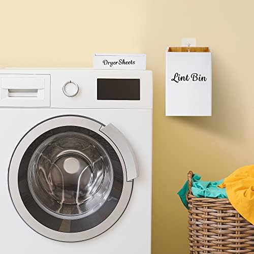 FJO 2 Pack Magnetic Lint Bin 10’’ x 7’’ and Dryer Sheet Holder 8’’ x 5’’ - Image 4