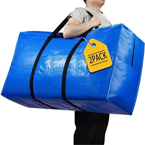 Extra Large Storage Bags, 41 Gallon XXL Jumbo Large Moving Bags Heavy Duty by HAPPY+CHEERS