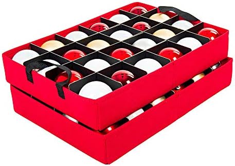Santa's Bags Christmas Ornament Storage Box, 48 (3") Ornaments - Image 5