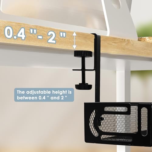 Cable Management, 2 Pack Cable Management Under Desk, Cable Tray - Image 4