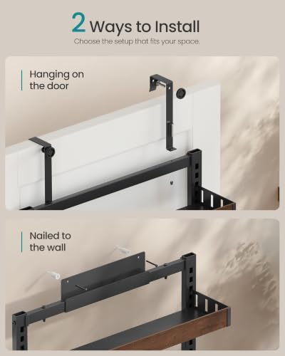 SONGMICS 6-Tier Over the Door Pantry Organizer, Adjustable Spice Rack - Image 3