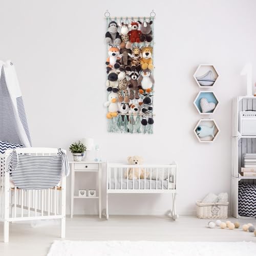 Stuffed Animal Net or Hammock Large Plushie Net Corner 4 Layer Toy Storage - Image 6