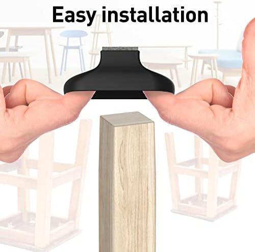 Square Chair Leg Protectors for Hardwood Floors. - Image 3