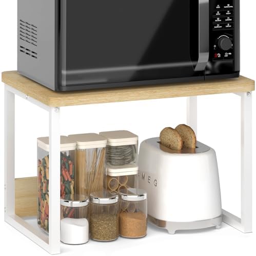 MARTY Countertop Organizer,17.1"x12.4", Cabinet Organizer Microwave Stand by MARTY