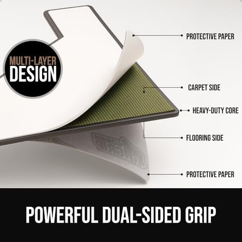 GORILLA GRIP® Extra Wide Rug Grippers for Hardwood Floor, 12 Pack - Image 3