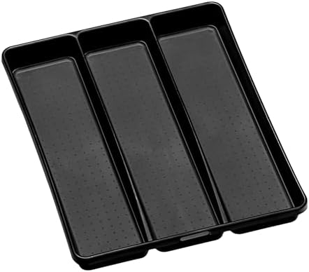 madesmart Classic 3 Compartment Utensil Tray, Carbon by madesmart%C2%AE