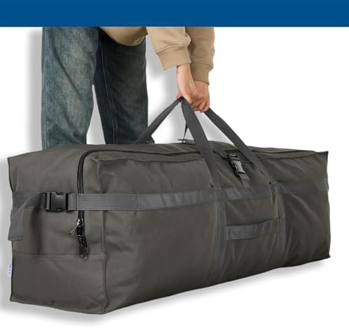 Arxus Large Duffel Bag, Waterproof Carry on Weekend Overnight Storage Bag over Luggage for Airline, Travel, Camping, Moving - Image 2