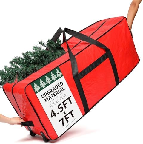 HOMEST Christmas Tree Storage Bag, Fits for 4.5-7 ft Xmas Artificials by HOMEST