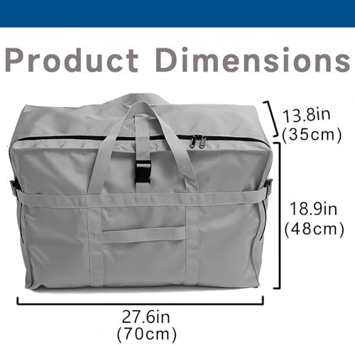 Arxus Large Duffel Bag, Waterproof Carry on Weekend Overnight Storage Bag over Luggage for Airline, Travel, Camping, Moving - Image 5