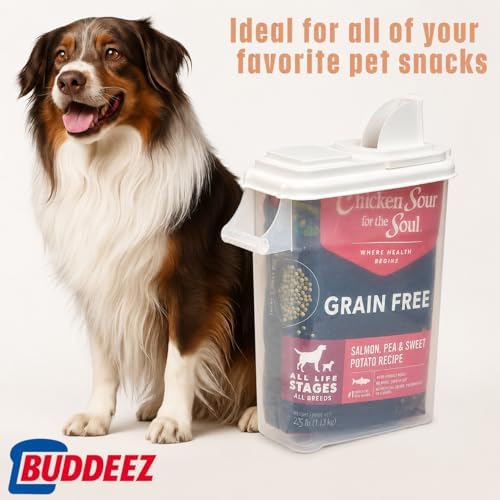 Buddeez Airtight Pet Food Storage Container, 32 Quart, with Pour Spout - Image 3