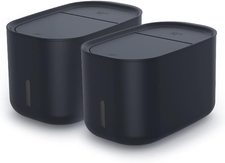 Zuutii Rice Storage Container, Dry Food Bin, Pet Dog Cat Dispenser, 6.9Qt Large Bin with Lid & Measuring Cup, Airtight Silicone Sealed Moisture Proof, for Grain Cereal Soybean Corn (DarkGray) (ZTFC) by Zuutii
