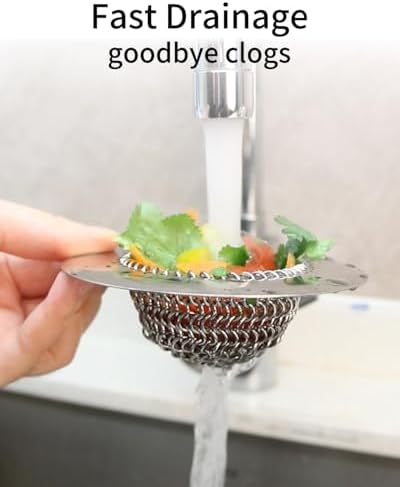 TRAPMATE Bathroom Sink Drain Strainer, 4.4" Patented Shower Hair Catcher - Image 5