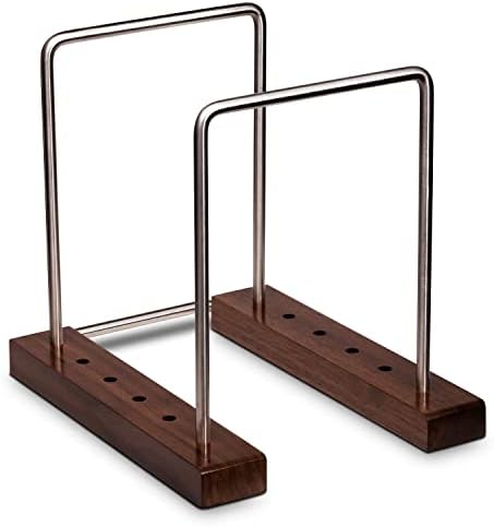 Optage Audio 35 LP Vinyl Record Storage Holder, Solid Walnut, Adjustable by OptageAudio