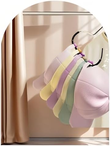 Multi-Functional Space-Saving Hat & Scarf Hanger - Non-Slip PVC Coated Clothes Rack Organizer for Closet, Wall, Balcony - Durable & Versatile Hanger for Hats, Ties, Scarves, Delicate Fabrics (10PCS) - Image 5