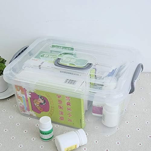 Kekow 2-Pack Clear Storage Latch Box, Plastic Containers with Lids, 8 L - Image 7