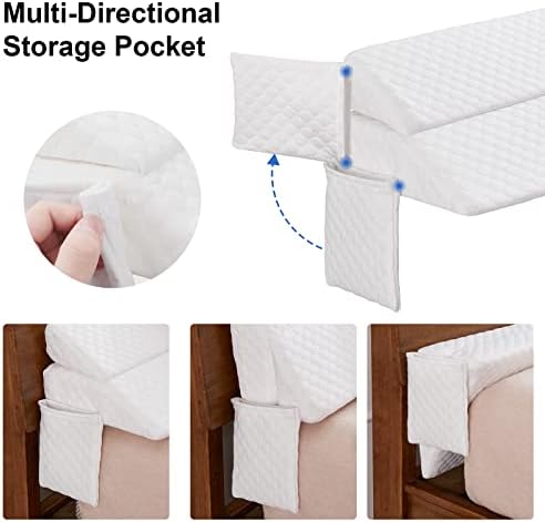 EUHAMS King Bed Wedge Pillow, Mattress Gap Filler for Headboard - Image 5