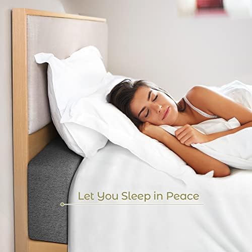 DEEPSHARK Bed Gap Filler for Twin XL Mattress, High-Density 45D Sponge, Removable and Washable Cover, Mattress Extender Filler for Headboard Gap, Bed Space Crack, Wall(39"6"10", Twin XL) - Image 7
