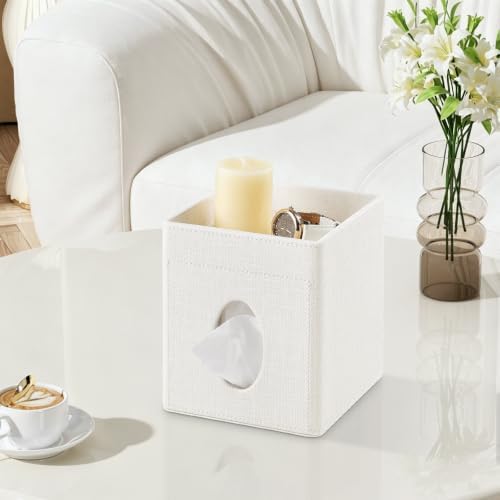 PU Leather Tissue Box Cover Square Tissue Box Holder Tissue Holder - Image 6
