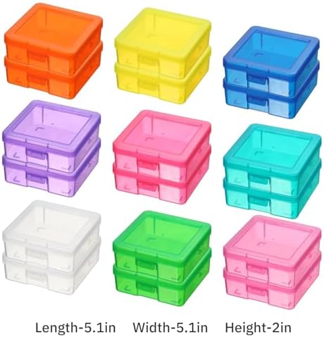 novelinks Plastic Small Storage Containers with Lids for Organizing - Image 2