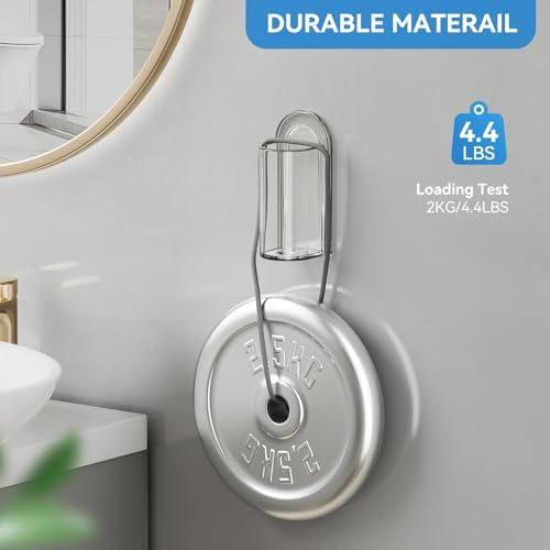 MOPMS Electric Toothbrush Holders Wall Mounted for Bathrooms 2Pcs - Image 4