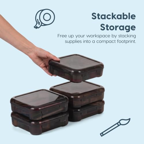 IRIS USA Scrapbook Case |Made in USA| Fits 6"x6" - Thick (10-Pack) - Gray - Image 3