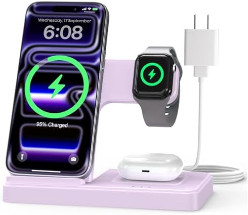 GETPALS Wireless Charger iPhone Charging Station for Apple Multiple Devices by GETPALS