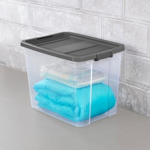 Sterilite Modular Stacker Box with Latching Lid, 108 Quart, 8-Pack - Image 5