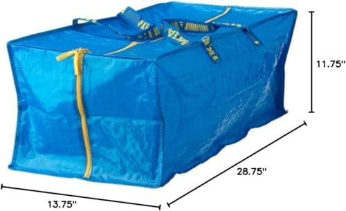 Ikea 901.491.48 Frakta Storage Bag, Blue, 4 Pack (Premium bag) - Image 2