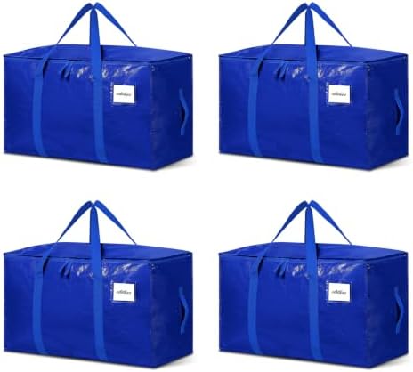 Extra Heavy Duty Large Moving Bags with Zippers and Reinforced Handles by Unknown