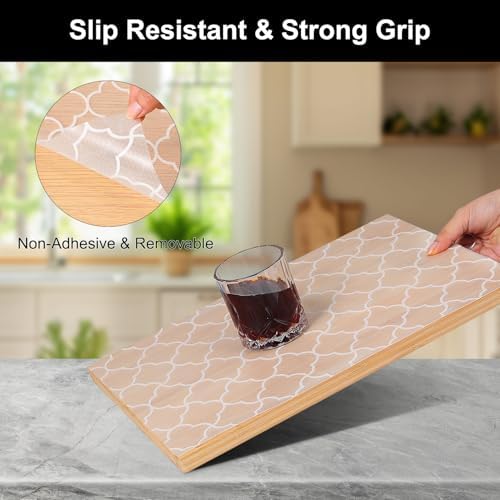Cooyes Shelf Liner Non-Adhesive EVA Cabinet & Drawer Liner 11.8" x 120" - Image 2